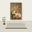Oil painting of flowers healing