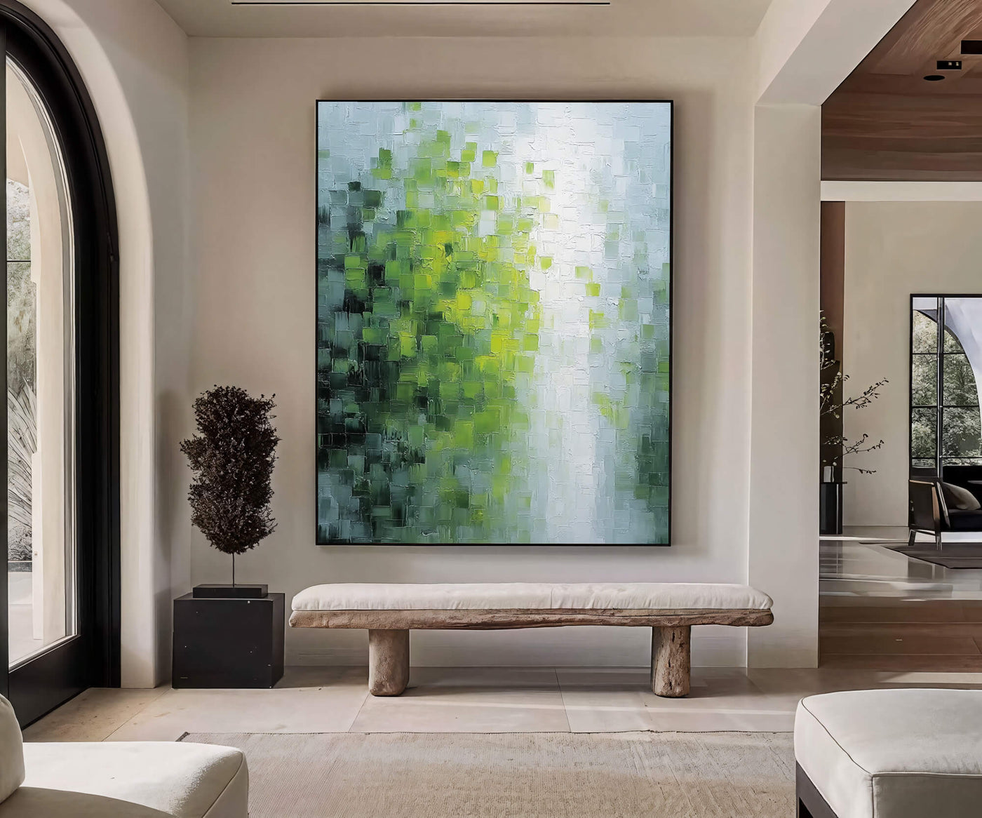 Impasto Block Glow | Lime Woods