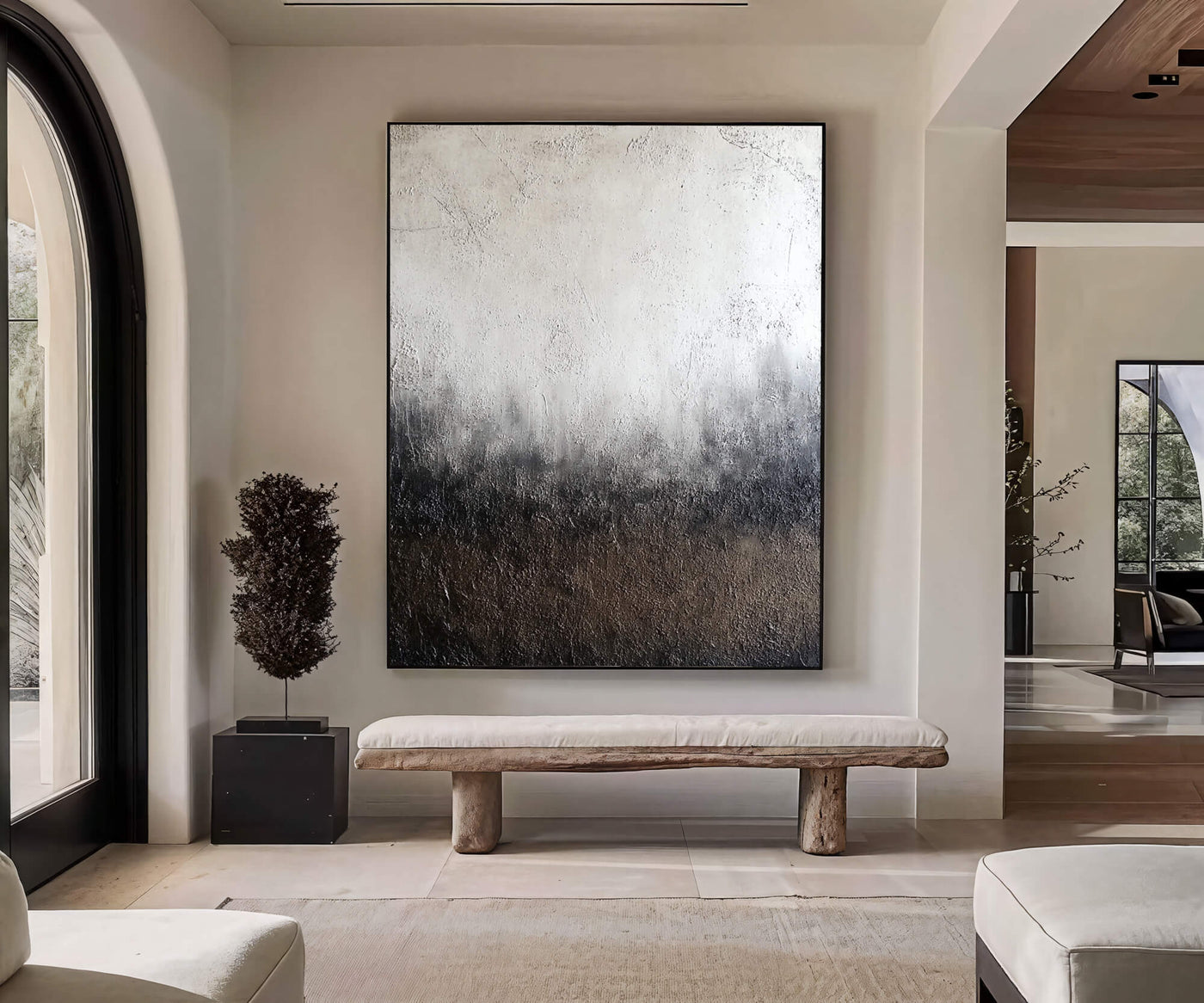 Textured Neutral Gradient | Monochrome Tones