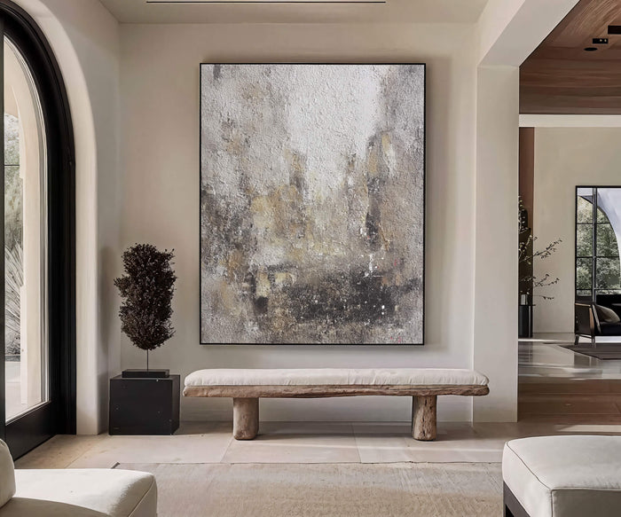 Textured Misty Abstract | Earthy Hues