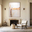 Textured Soft Strata | Cream Amber