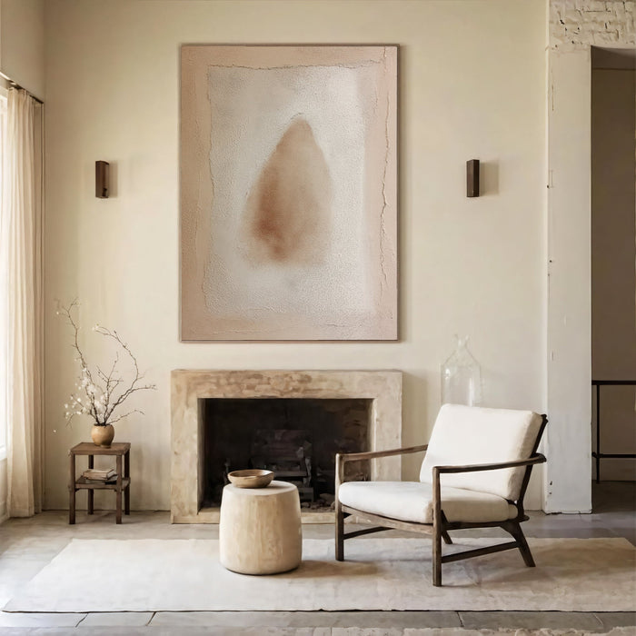 Textured Beige Haze | Earthy Blush