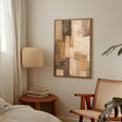 Textured Geometric Collage | Earth Tones