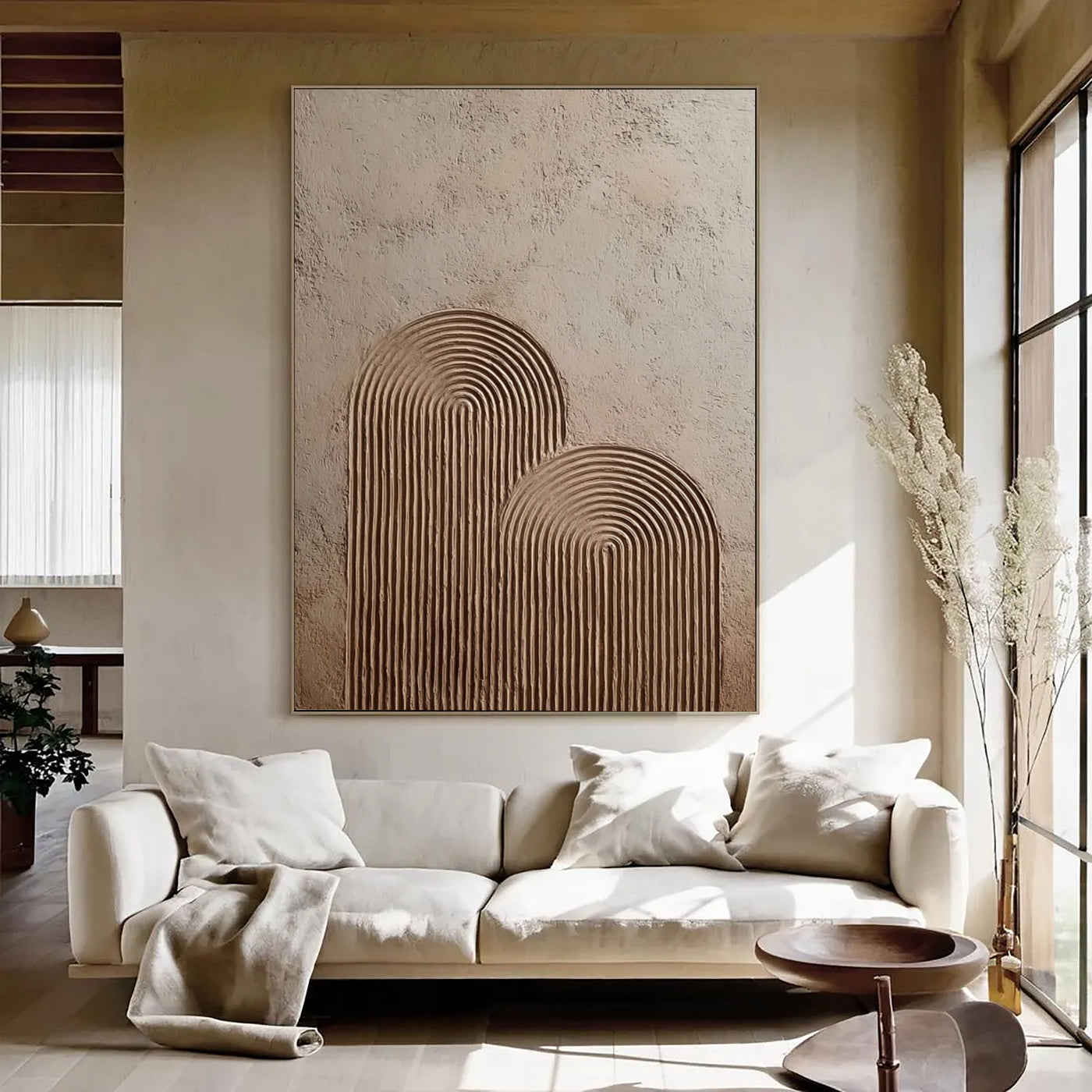 Textured Arch Minimalism | Earth Tones