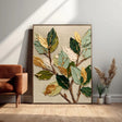 Textured Gilded Foliage | Green Gold