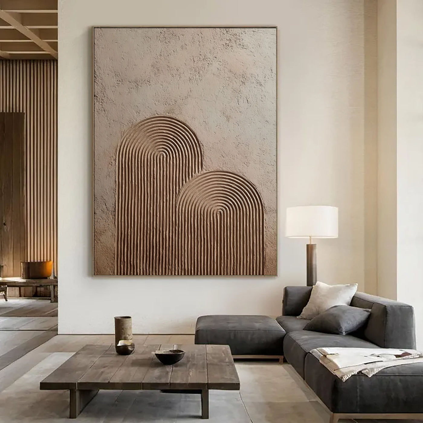 Textured Arch Minimalism | Earth Tones