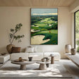 Textured Golf Course | Green Beige
