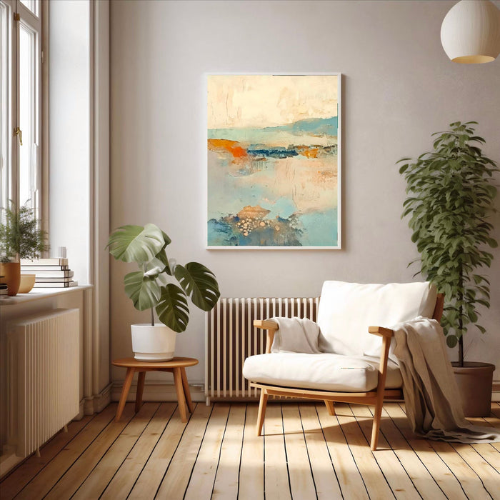 Textured Ethereal Horizons | Soft Hues