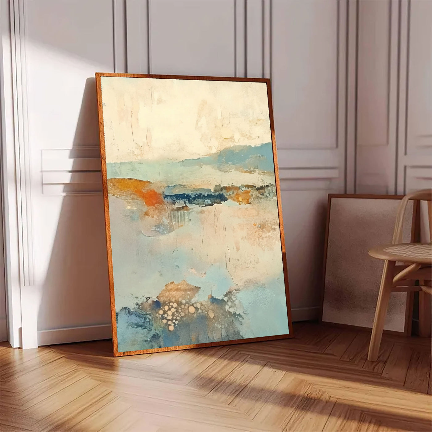 Textured Ethereal Horizons | Soft Hues
