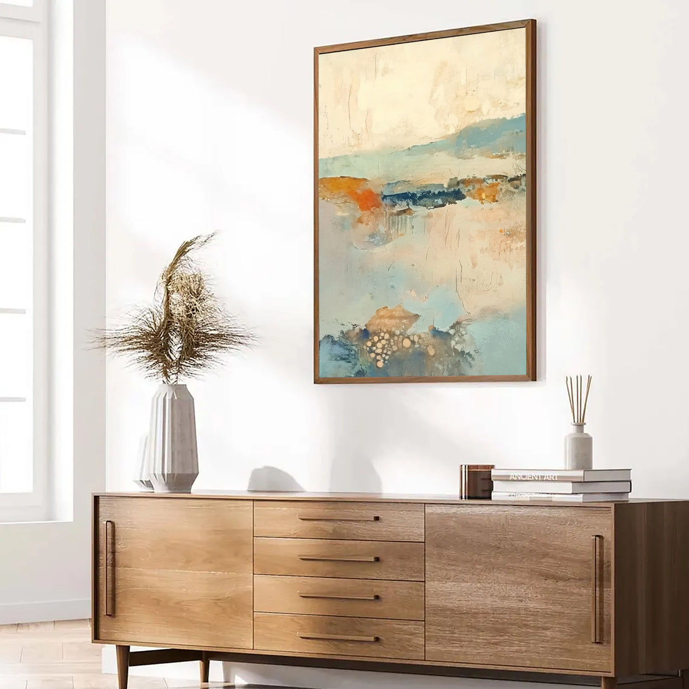 Textured Ethereal Horizons | Soft Hues