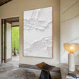 Textured Tonal Layers | Pure White