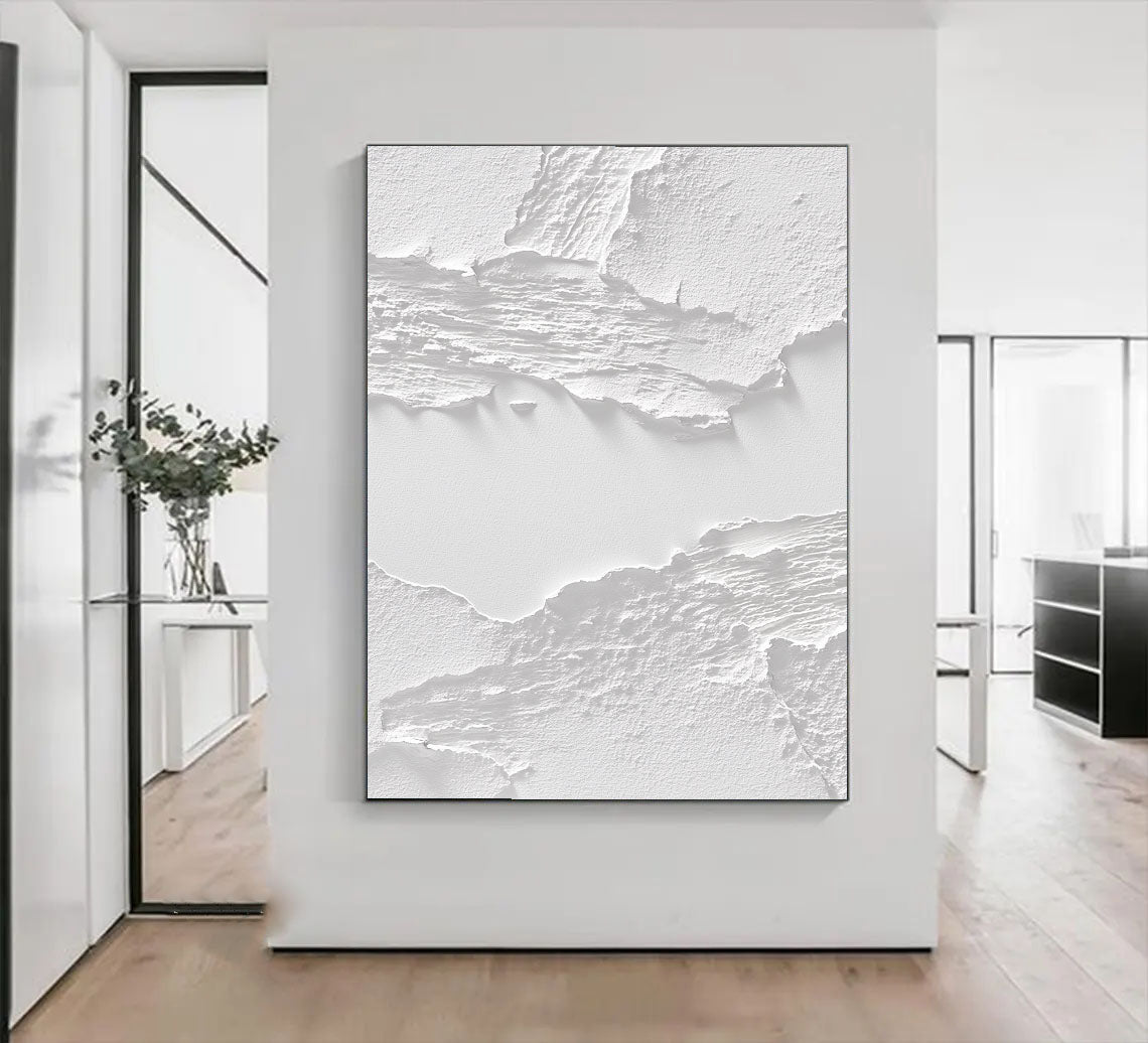 Textured Tonal Layers | Pure White