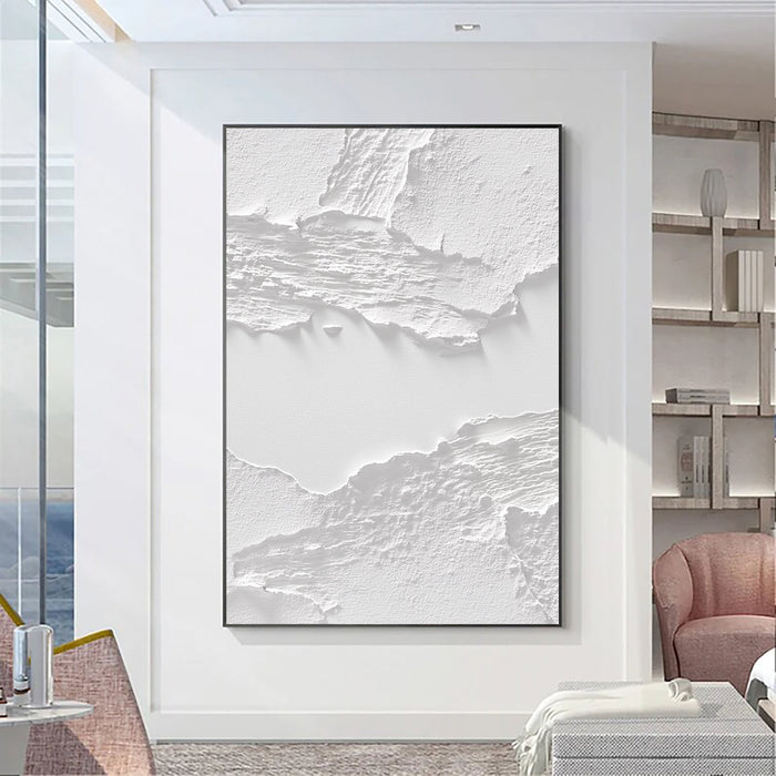 Textured Tonal Layers | Pure White
