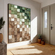 Textured Wooden Mosaic | Forest Tones