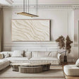 Strukturierte Wellen | Creme Beige