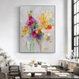 Textured Impasto Blooms | Gilded Hues
