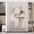 Textured Gilded Layers | White Gold