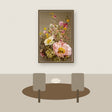Oil painting of flowers healing