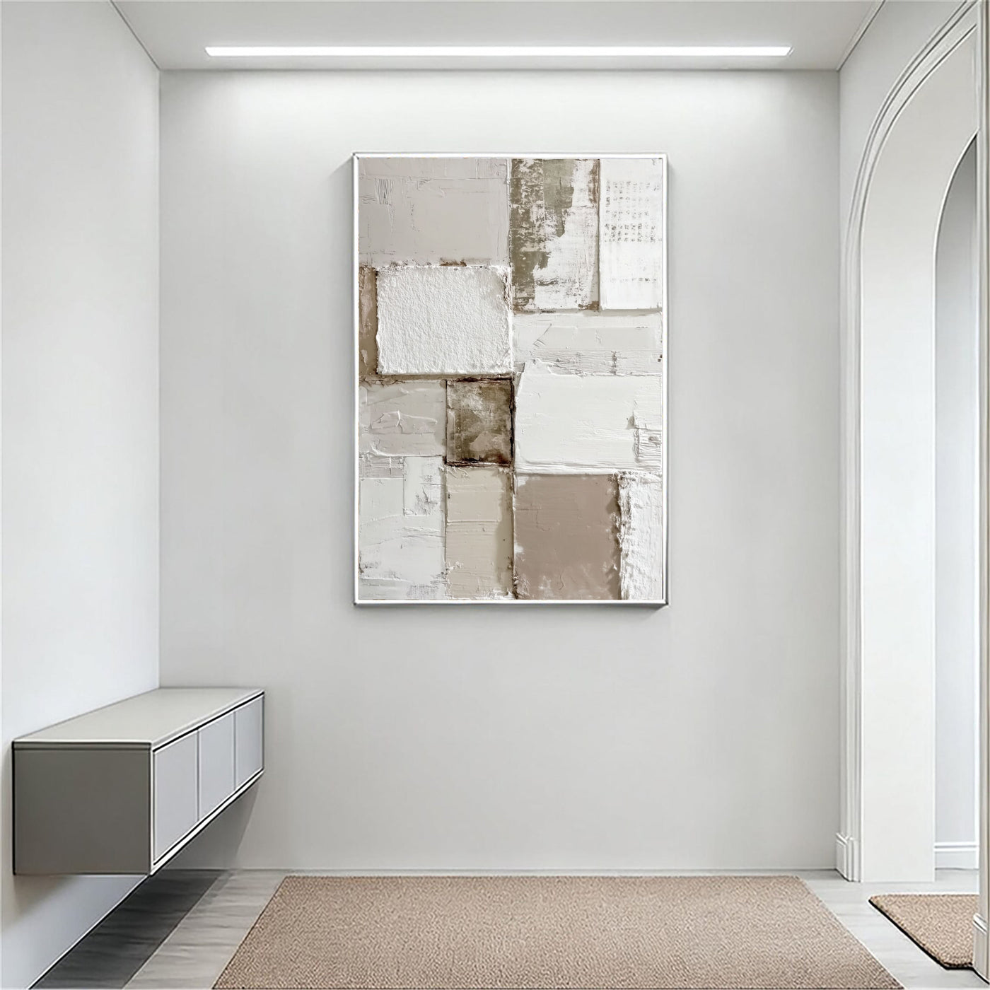 Textured Layered Panels | Neutral Tones
