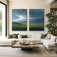 Textured Landscape Serenity | Green Hills