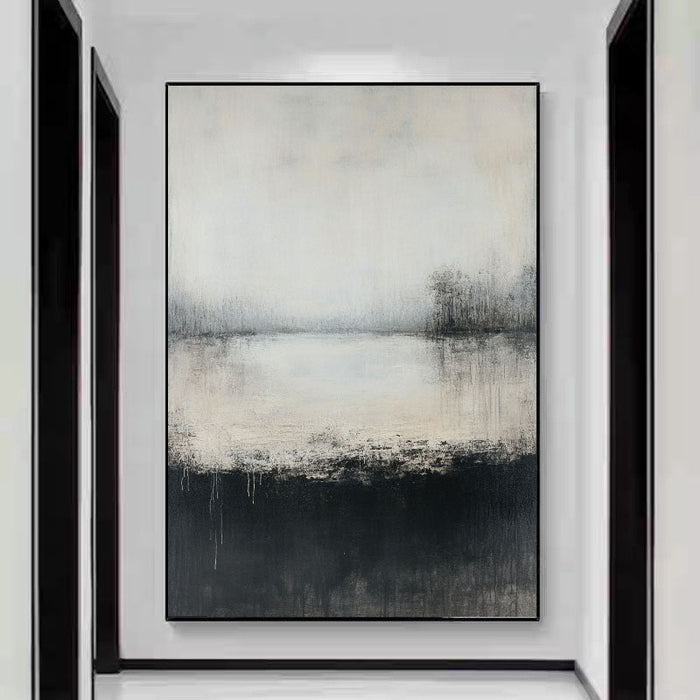 Hazy Monochrome Serenity | Misty Waters