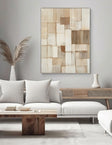 Textured Neutral Tapestry | Earthy Hues