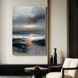 Textured Misty Shore | Golden Reflections