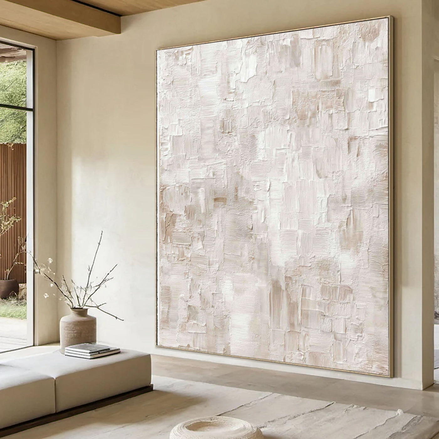 Textured Plastered Hues | Ivory Drift