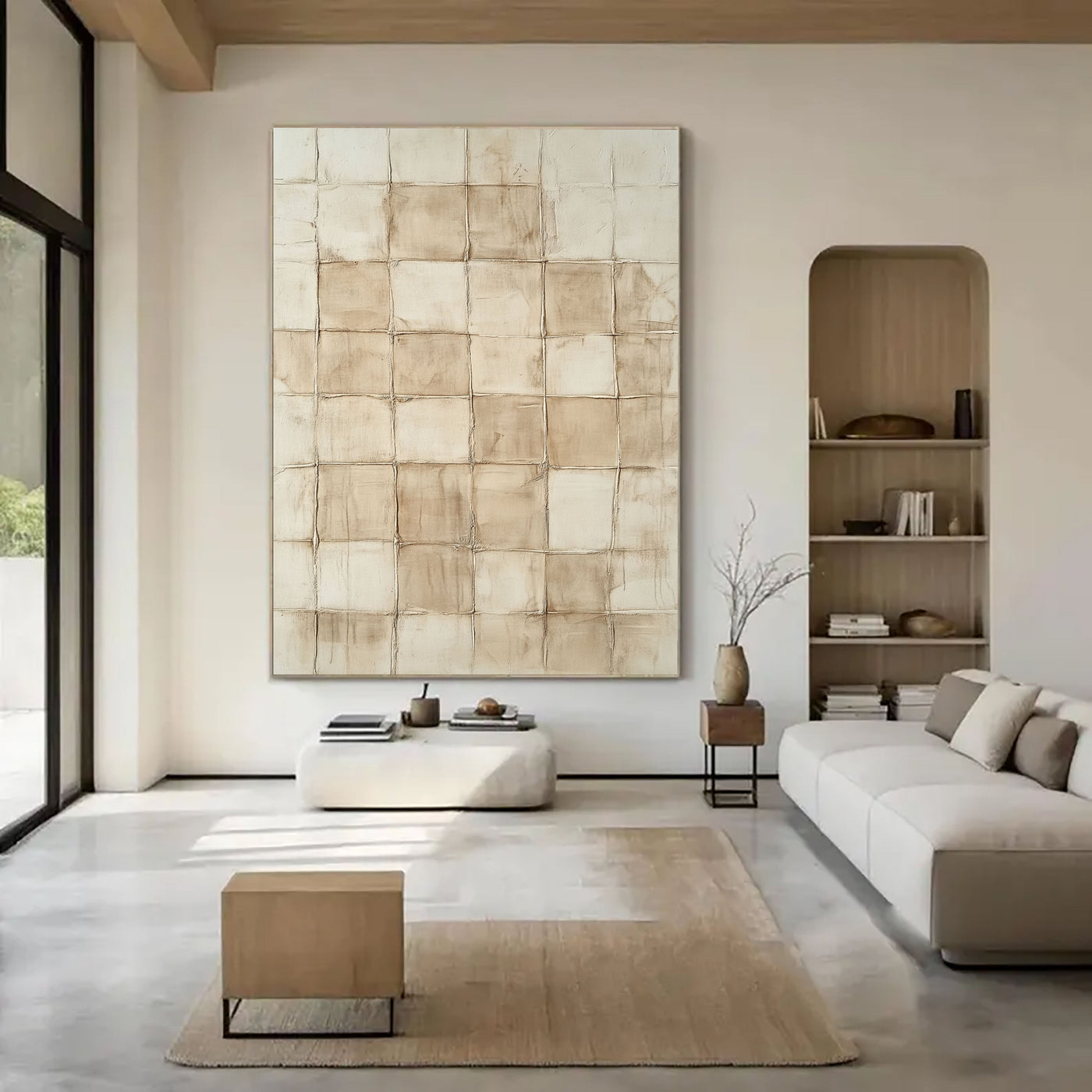 Textured Reticulate Sobriety | Ochre Nuances