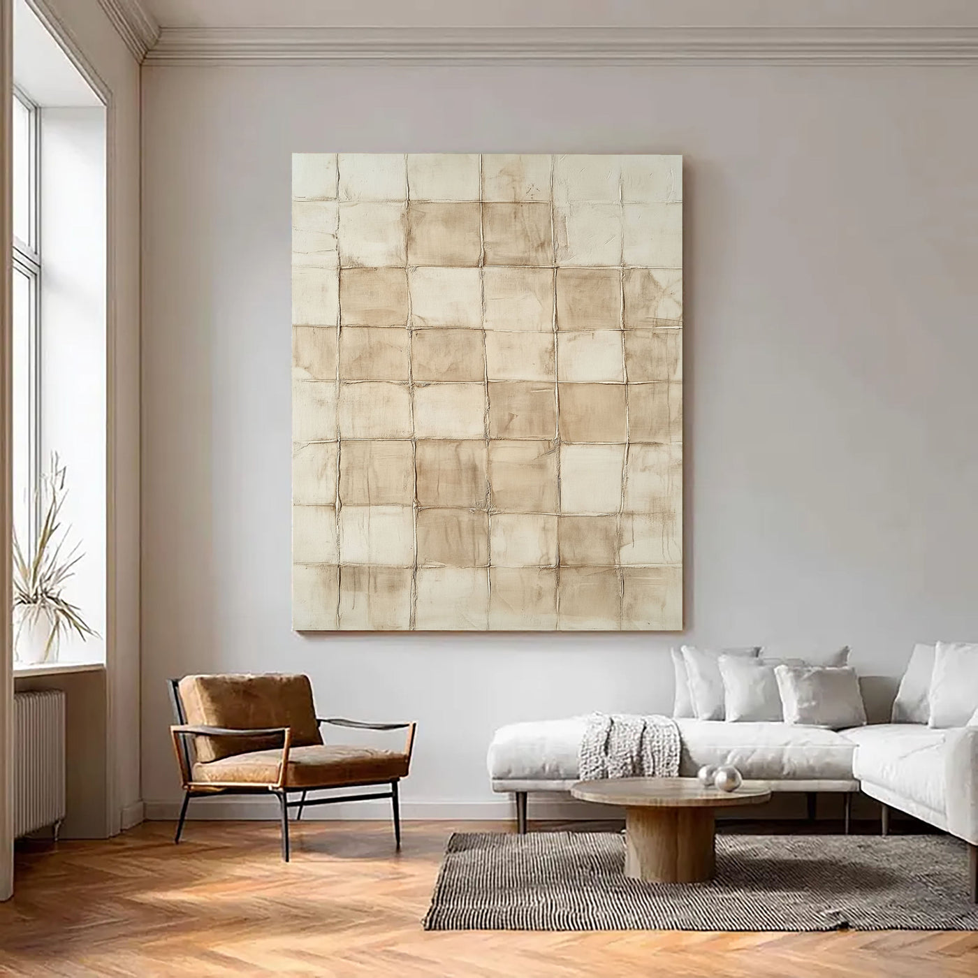 Textured Reticulate Sobriety | Ochre Nuances