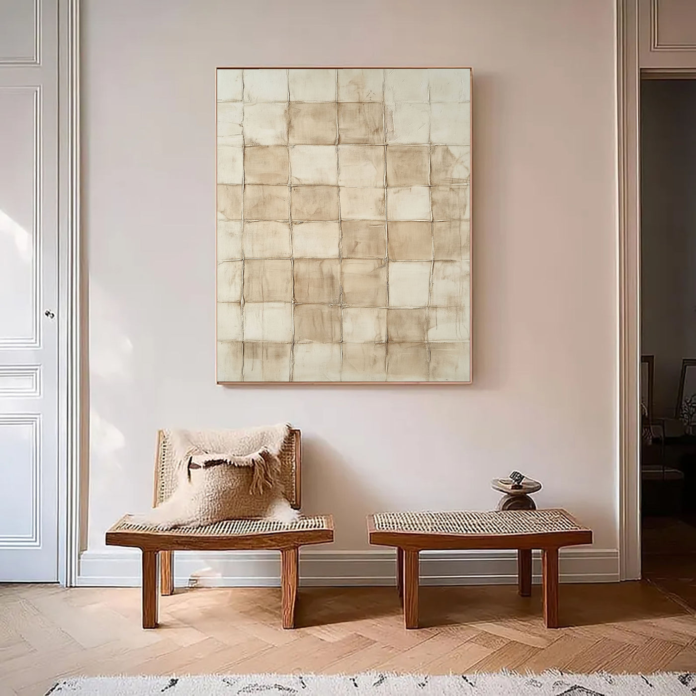 Textured Reticulate Sobriety | Ochre Nuances