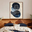 Filigreed Oval Serenity | Indigo Undertones