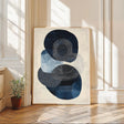 Filigreed Oval Serenity | Indigo Undertones