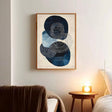 Filigreed Oval Serenity | Indigo Undertones