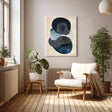 Filigreed Oval Serenity | Indigo Undertones