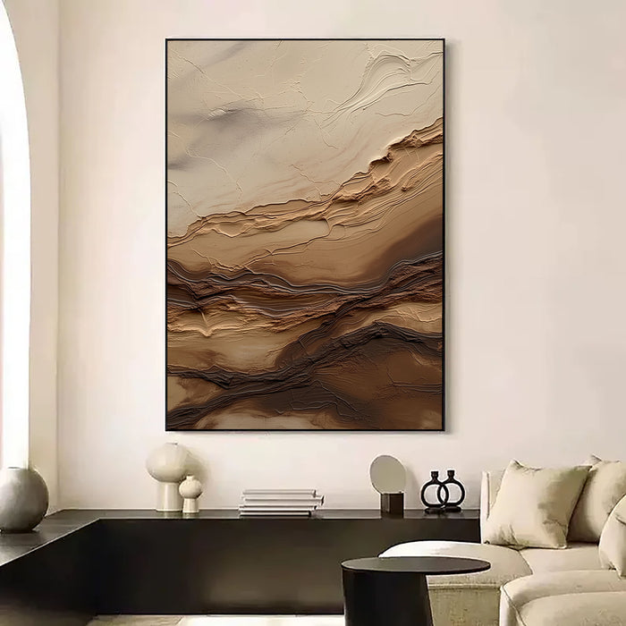 Textured Terrain Layers | Beige Brown