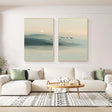 Serene Misty Mountains | Flying Birds