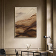Texturierte Geländeschichten | Beige Braun