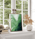 Textured Verdant Undulations | Emerald Swirls