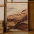 Texturierte Geländeschichten | Beige Braun