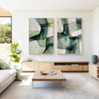 Translucent Organic Forms | Sage Green
