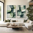 Translucent Organic Forms | Sage Green