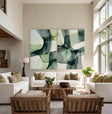 Translucent Organic Forms | Sage Green