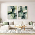 Translucent Organic Forms | Sage Green