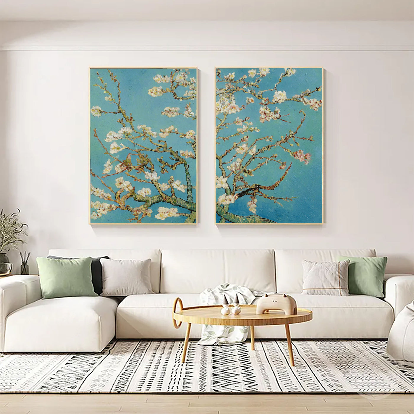 Iconic Floral Blossoms | Almond Blue