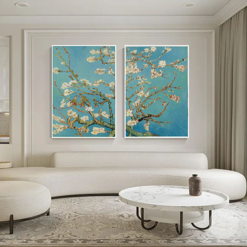 Iconic Floral Blossoms | Almond Blue