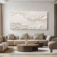 Textured Wavy Layers | Cream White