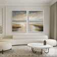 Textured Horizon Layers | Beige Grey