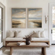 Textured Horizon Layers | Beige Grey