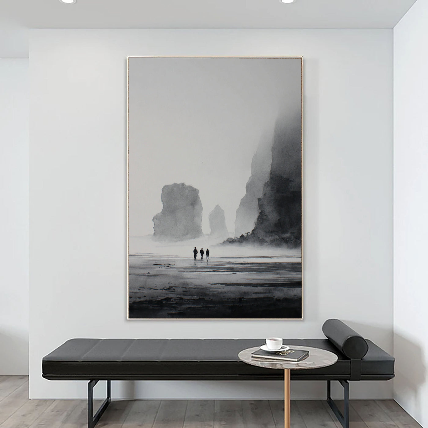 Hazy Craggy Solitude | Monochrome Tide